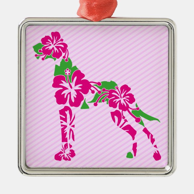 Ornamento De Metal Flowerdanes (Frente)