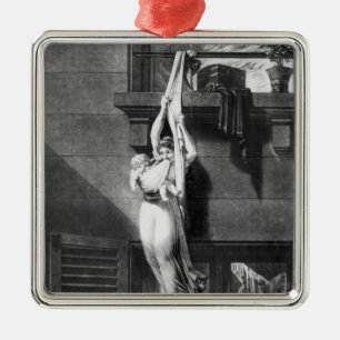 Ornamento De Metal Fogo