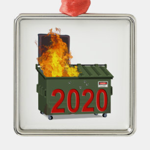 Ornamento De Metal Fogo de lixeira 2020