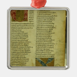 Ornamento De Metal Folha da matrícula de Martin Luther