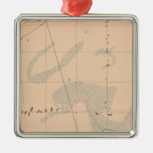 Ornamento De Metal Folha detalhada IX da geologia