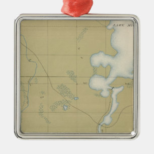 Ornamento De Metal Folha detalhada VI da geologia