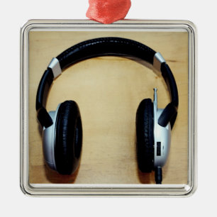 Ornamento De Metal Fones de ouvido