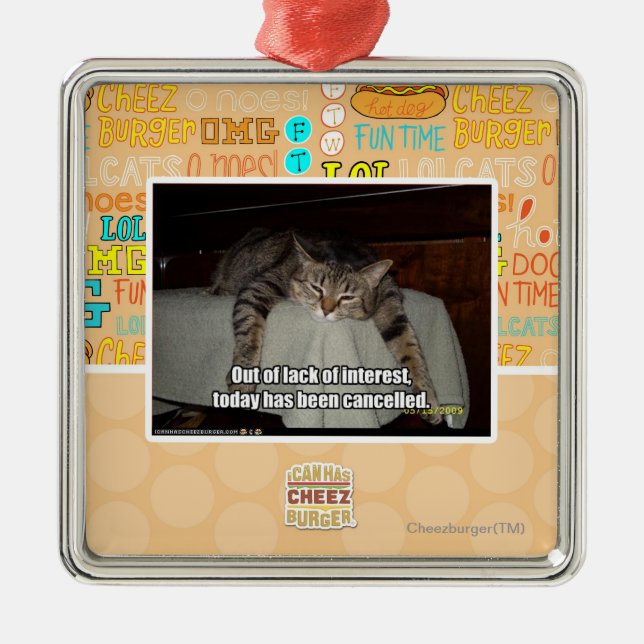 Ornamento De Metal Fora da falta do interesse (Frente)