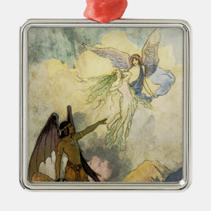 Ornamento De Metal Fora, seus espíritos gelados, Voe