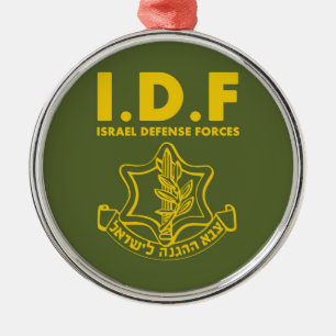 Ornamento De Metal Forças de defesa do IDF Israel - INGLESES