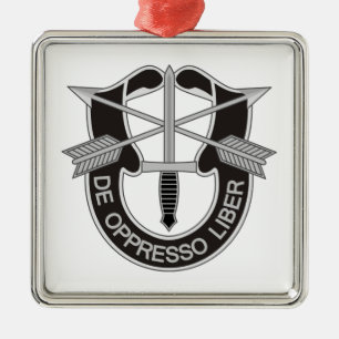 Ornamento De Metal Forças Especiais SF De Oppresso Liber