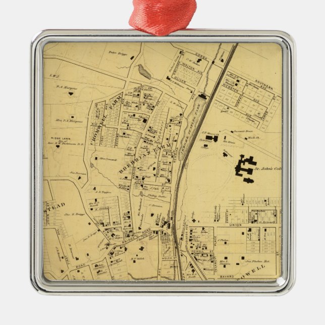 Ornamento De Metal Fordham (Frente)