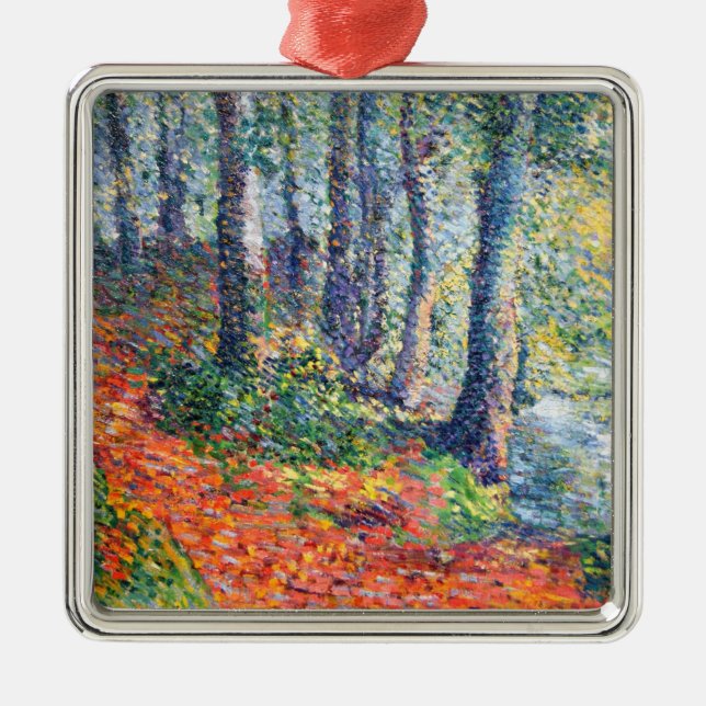 Ornamento De Metal Forest Undergrowth (por Léo Gausson) (Frente)