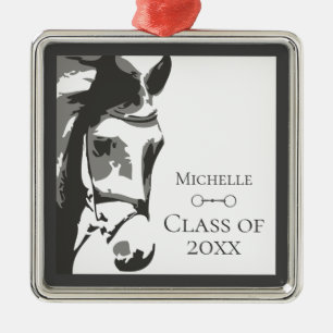 Ornamento De Metal Formatação Personalizada de Cavalos e Cinzas de Sa