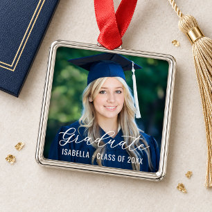 Ornamento De Metal Foto de Graduado em Roteiro Moderno Turma de 2026
