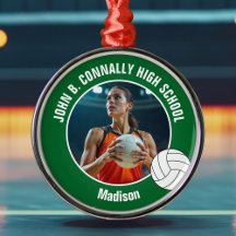 Foto de Jogador de Volei Verde Presente de Natal