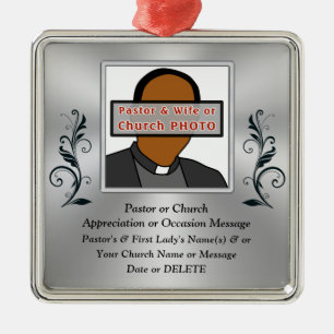 Ornamento De Metal Foto personalizada, presente de Natal para o seu p