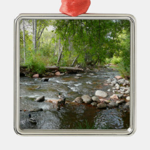 Ornamento De Metal Fotografia natural de Oak Creek e Mallard Patos