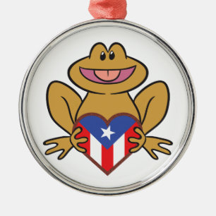 Ornamento De Metal Fotorreceptor Coqui