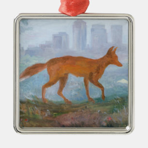 Ornamento De Metal Fox 2006 do século XXI
