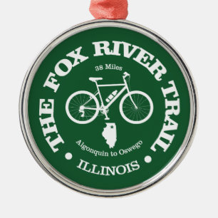 Ornamento De Metal Fox River Trail (ciclismo)