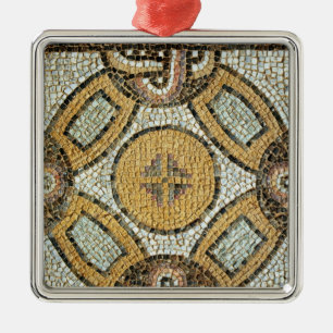 Ornamento De Metal Fragmento do assoalho dos banhos romanos