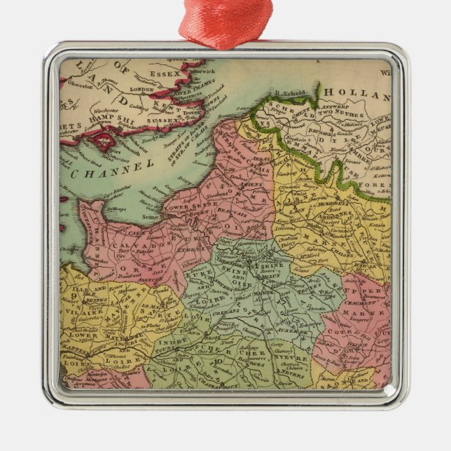 Ornamento De Metal France 18 (Frente)