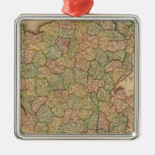 Ornamento De Metal France, departamentos