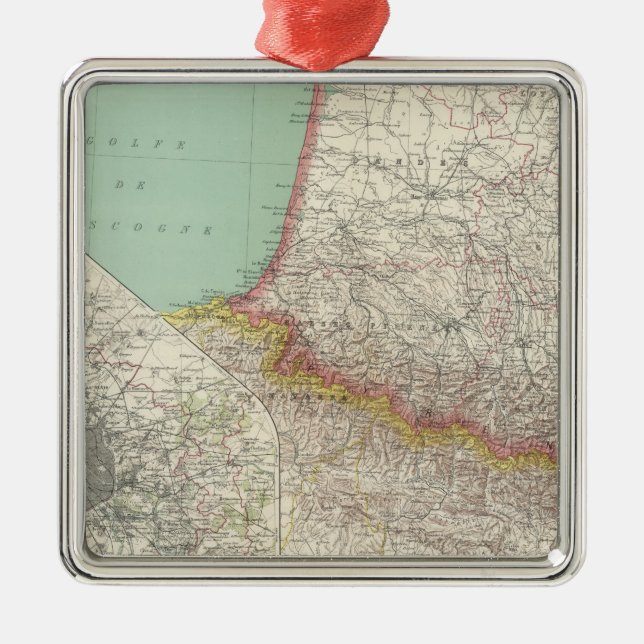 Ornamento De Metal France do sul (Frente)