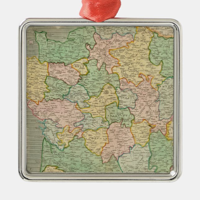 Ornamento De Metal France, províncias 2 (Frente)