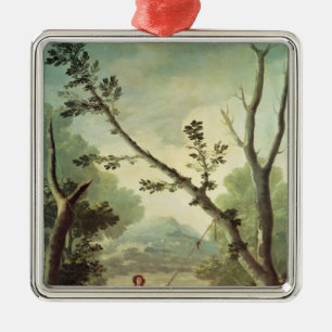Ornamento De Metal Francisco Jose de Goya y Lucientes o balanço, 1