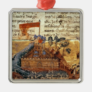 Ornamento De Metal Franco 4972 f.1: Jerusalem nas cruzadas