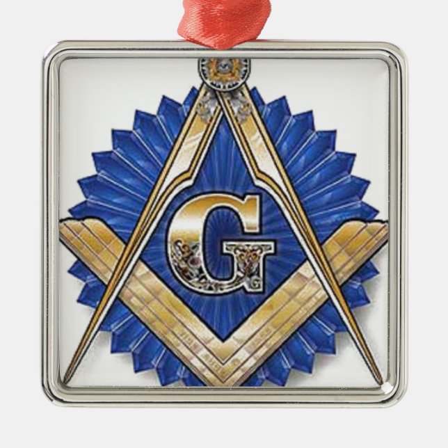 Ornamento De Metal Freemason (Frente)