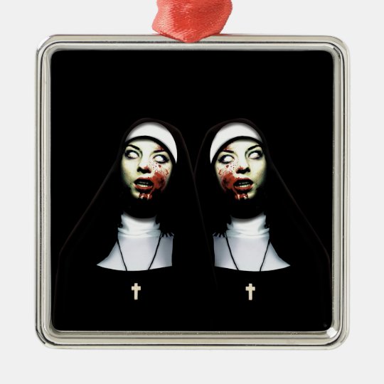 Ornamento De Metal Freiras do horror