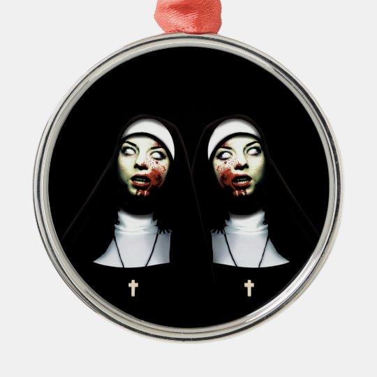 Ornamento De Metal Freiras do horror