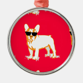 Ornamento De Metal Frenchie Howlelu