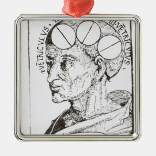 Ornamento De Metal Frenologia