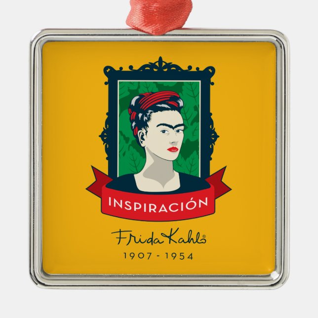 Ornamento De Metal Frida Kahlo | Inspiración (Frente)