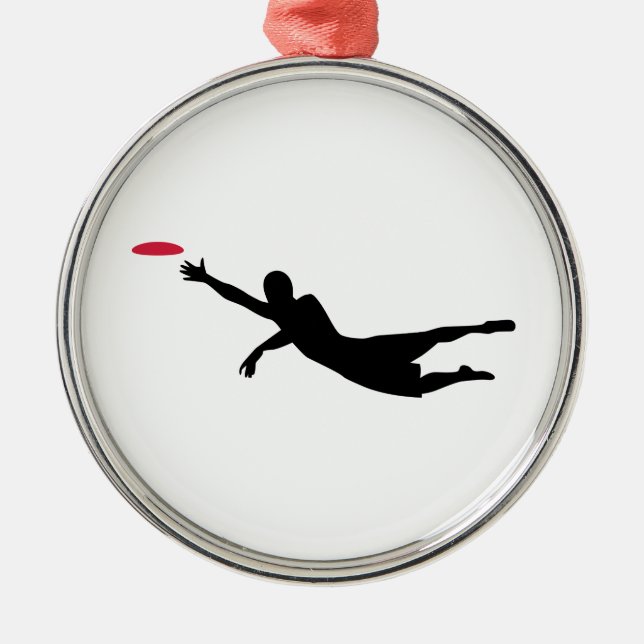 Ornamento De Metal Frisbee do golfe do disco (Frente)