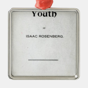 Ornamento De Metal Frontispício 'a Youth