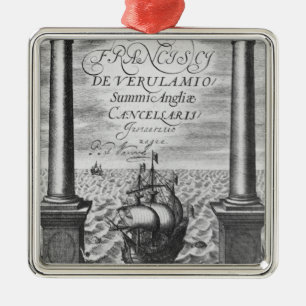 Ornamento De Metal Frontispício da primeira edição