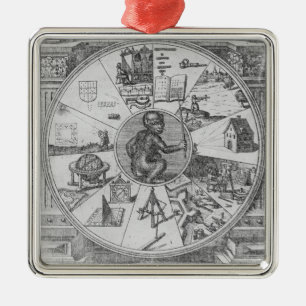 Ornamento De Metal Frontispiece a Utriusque de Robert Fludd