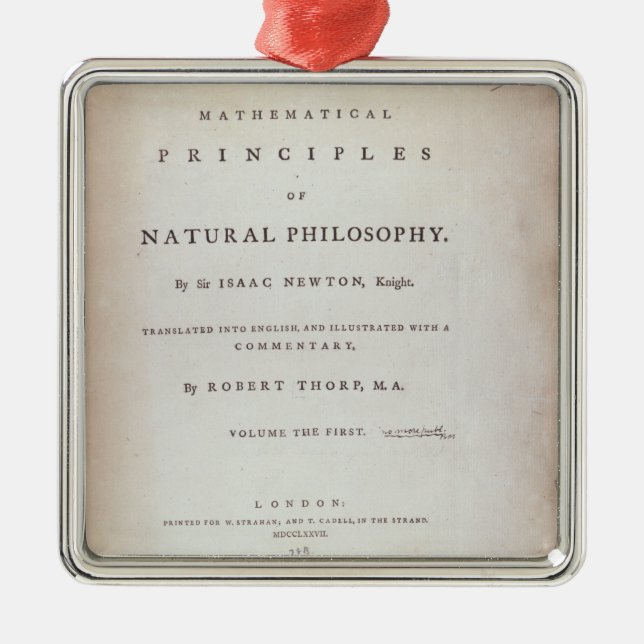 Ornamento De Metal Frontispiece ao volume mim (Frente)