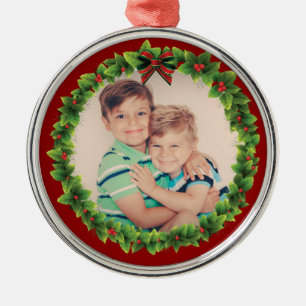Ornamento De Metal Frota de Natal Personalizada Adicionar Sua Própria