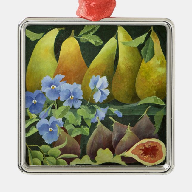 Ornamento De Metal Fruta misturada 2013 (Frente)