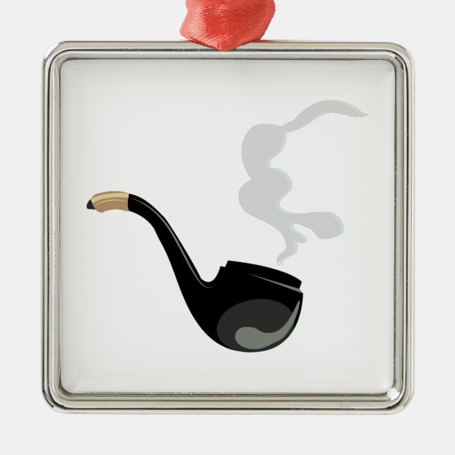 Ornamento De Metal Fumo da tubulação (Frente)