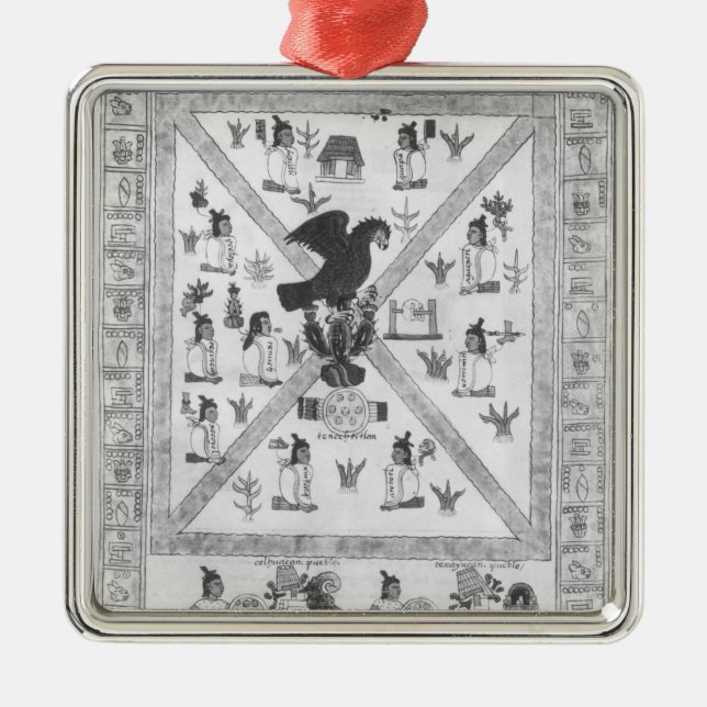 Ornamento De Metal Fundar de Tenochtitlan (Frente)