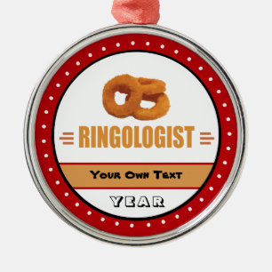 Ornamento De Metal Funny Onion Rings Lover's