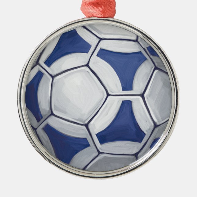 Ornamento De Metal Futbal (Frente)