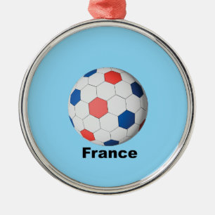 Ornamento De Metal Futebol Francês