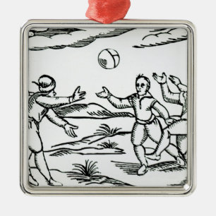 Ornamento De Metal Futebol Isabelino