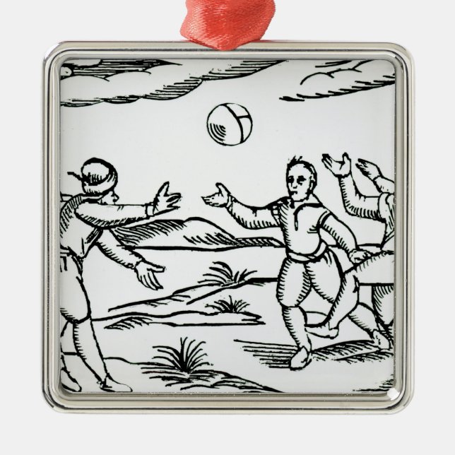 Ornamento De Metal Futebol Isabelino (Frente)