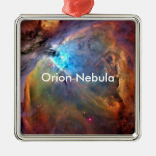 Ornamento De Metal Galáxia Espacial da Nebulosa Orion