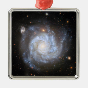 Ornamento De Metal Galáxia Espiral Rica em Supernovas NGC 1309